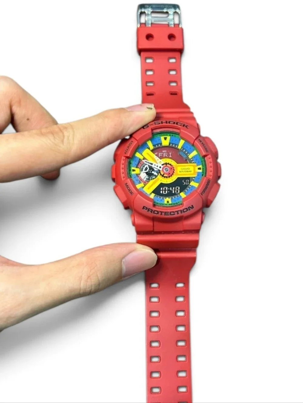 Casio Red & Snow White Premium Color Spectrum Series Lover's Collection G-Shock